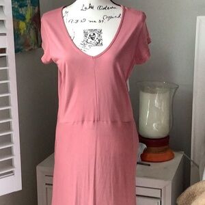 NWOT Peruvian connection pink/coral maxi dress